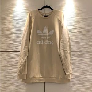 Adidas Trefoil sweatshirt beige size XXL